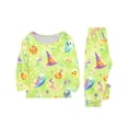 thumbnail image 3 of Halloween Family Pajamas Set Long Sleeve Crew Neck, Soft Matching Halloween Pajamas with Ghost Skull Print, Cool Family Halloween Pajama Set Sleepwear, 3 of 6