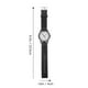 thumbnail image 2 of Youth Silicone Belt Quartz Wrist Watch for Business Travel Water Resistant White 1Pcs, 2 of 5