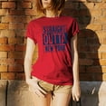 thumbnail image 3 of Straight Outta New York - New York Football T Shirt - Small - Red, 3 of 6