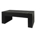 thumbnail image 6 of Hassch 49" Modern Rectangular Coffee Table, Farmhouse Accent Center Tea Table for Living Room, Home Decor, Black, 6 of 6