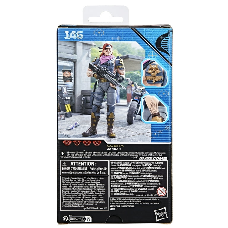 G.I. Joe Classified Series #146, Dreadnok Zandar, 6” Action Figure, 5 Accessories - Walmart.com G.I. Joe Classified Series #146, Dreadnok Zandar, 6” Action Figure, 5 Accessories - Walmart.com