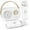 White, variant on Mini Karaoke Machine for Kids&Adults,Portable Bluetooth Speaker with 2 Wireless Microphones and Stereo Sound Enhanced Bass,Gifts for Girls 6 7 8 9 10 11 12 Years Old Home Party Birthday(Pink)
