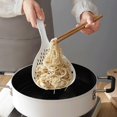 thumbnail image 4 of PENGXIANG TINKER Kitchen Large Colander Scoop  French Fries Noodle Spaghetti Spoon  Nylon Drain Strainer  Environmentally  Solid Color  Kitchen Tools For Cooking  Baking, 4 of 9