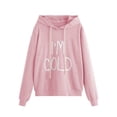 thumbnail image 1 of Sudadera con capucha SweetyRocks para mujer, manga larga, talla S, 1 of 6