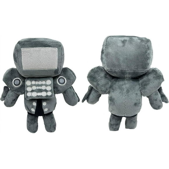 Toilet Man Plush, Upgraded Titan TV Man Stuffed Plush Doll Funny Soft Anime Toilet Boss Plush for Fans Kids Friends 24cm and Collectors Halloween Christmas Birthday Present