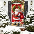 thumbnail image 4 of PRETXORVE Christmas Decorations, Christmas Decor, Door Curtain, Suitable for News Year Meeting Winter, Size 78.7 X 35.4 Inches, 4 of 6