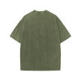 thumbnail image 3 of Mens Oversize Cotton T-Shirts Summer Casual Solid Color T Shirt Loose Fit Baggy Crewneck Tees, 3 of 7