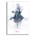 thumbnail image 1 of Epic Art 'Marilyn In The City Pink' by JJ Brando, Acrylic Glass Wall Art, 16"x24", 1 of 8