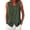 Army Green, variant on Women's Linen Sleeveless Vest, Casual Button Detail Decorative Tank Top, Comfortable Layering Piece for Spring, Summer, and Vacation Wear, Soft and Lightweight-Navy