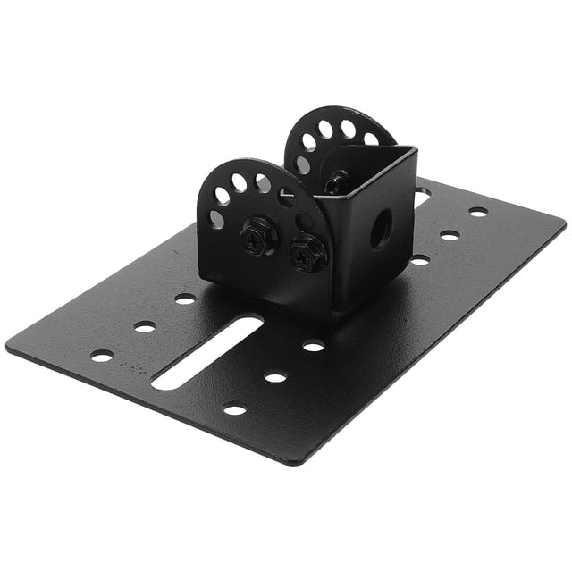 WRITWAA 1Ensemble Support de Haut-Parleur Surround Métal Noir Design Robuste pour Installation Audio à Domicile