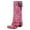 Red, variant on Boots for Women,Stylish Women Mid Calf Boots with Sequins Design Cool Zipper Detail Low Heel Autumn Winter Fashion Footwear Comfortable Daily Wear,Knee High Boots Women,Red8.5