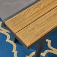 thumbnail image 6 of Killian Outdoor Mesh and Aluminum Chaise Lounge with Side Table, Set of 2, Gray, 6 of 7