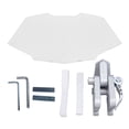 thumbnail image 2 of Adjustable Motorcycle Extension, Premium Acrylic, Universal Fitment, Motorcycle Wind Deflector Extension, Aluminum Alloy Bracket, Compatible with  Cruiser for Most Motorcycle, 2 of 7