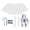 Transparent, variant on Suodoka Motorcycle Windshield Extension Acrylic Heightened Adjustable Clip On Wind Deflector Windscreen for Motorbike Smoky Black 12.2 inches / 31 cm Universal Fitment