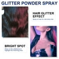 2 Pack Elaimei Shiny Glitter Spray Long Lasting, Glitter Powder Spray