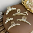 thumbnail image 5 of Elegant Big Pearl Hair Claws Clips For Women Big Size Acrylic Hair Clips Hairpins Crab For K5B1 Hair Accessories Hair Barrettes, 5 of 9