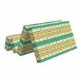 thumbnail image 2 of Colorful Foldable Mattress, Ethnic Geometric Shapes, 78.7" x 47.2", Pistachio Green Orange, by Ambesonne, 2 of 6