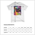 thumbnail image 5 of Tee Hunt Cute Pug Puppy T-Shirt Dean Russo Colorful Neon Mosaic Dog Men's Tee, Ash Gray, X-Large, 5 of 5