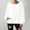 Beige sweater for women, variant on jtjvou Fuzzy Fleece Round Neck Sweatshirt Long Sleeve Pocketed Casual Fashion Top Comfortable Warm Fall Winter Wear Daily Use Fashionable Outfit Blue S