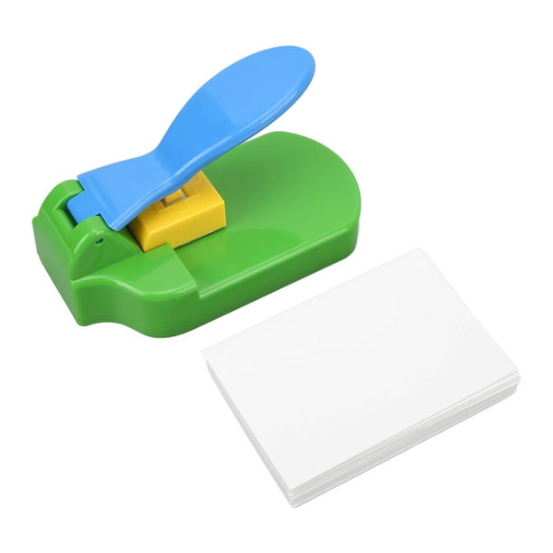 Máquina cortadora de rompecabezas de cartón profesional, ligera, ABS, miniherramienta para hacer rompecabezas, con 10 cartones para el hogar y la escuela.