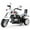 White, variant on Gymax 6V Electric Kids Motorcycle 3-Wheel Ride On Toy w/ Adjustable Headlight Red