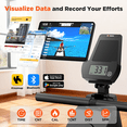 thumbnail image 5 of 16 Levels Magnetic Rowing Machines for Home, 350LBS Capacity, 55-115LBS Quiet Resistance, Foldable Indoor Row Machine with LCD Monitor, Comfortable Seat, Bluetooth App Supported, Tablet Holder, 5 of 11