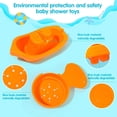 thumbnail image 2 of Likrtyny 11 Uds. Baño para Bebé Barcos Flotantes Coloridos Con Cuchara Baño para 1 A 3 Años, 2 of 9