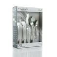 thumbnail image 6 of MegaChef Baily 20 Piece Flatware Utensil Set, Stainless Steel Silverware Metal Service for 4 in Silver, 6 of 7
