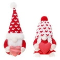thumbnail image 6 of Valentines Day Gnome Plush Decorations,2 PCS Mr. and Mrs. Handmade Pink Scandinavian Tomte,Valentine Gnomes Plush with Holding Red Heart Ornaments,Home Table Gnomes Decor,Gifts, 6 of 6