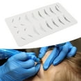 thumbnail image 4 of Eyebrow Microblading Practice Sheet, Pretty Eyebrows Shape Microblading Practice Skin  For Home 01,02,03, 4 of 8