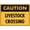 As Described514, variant on Caution Livestock Crossing Sign Metal Tin Sign Caution Danger Safety Security Warning Notice Signs