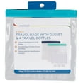 thumbnail image 2 of (3 pack) Protege Travel Bags with Gusset and 4 Travel Bottles, 2 of 9