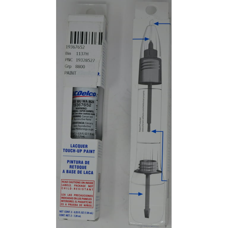  ACDelco 19328535 White (WA8554) Four-In-One Touch-Up Paint - .5  oz Pen : Automotive