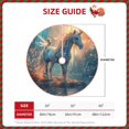 thumbnail image 2 of Fotbe Forest Lake White Horse Pattern Christmas Tree Skirt, Tree Skirts Plush Christmas Decorations, Christmas Tree Skirts Xmas Decorations Holiday Party Decor-, 2 of 6