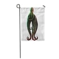 thumbnail image 1 of SIDONKU Green Monster Tentacled Horror 3D Sea Creature Alien Cthulhu Fantasy Lovecraft Garden Flag Decorative Flag House Banner 12x18 inch, 1 of 1