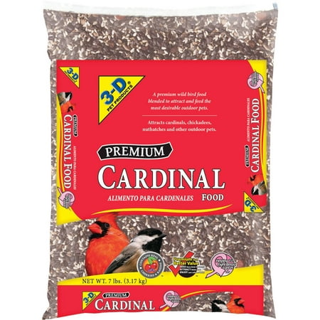 3-D Pet Products Cardinal Food, 7 Lbs (Best Bird Food For Cardinals)