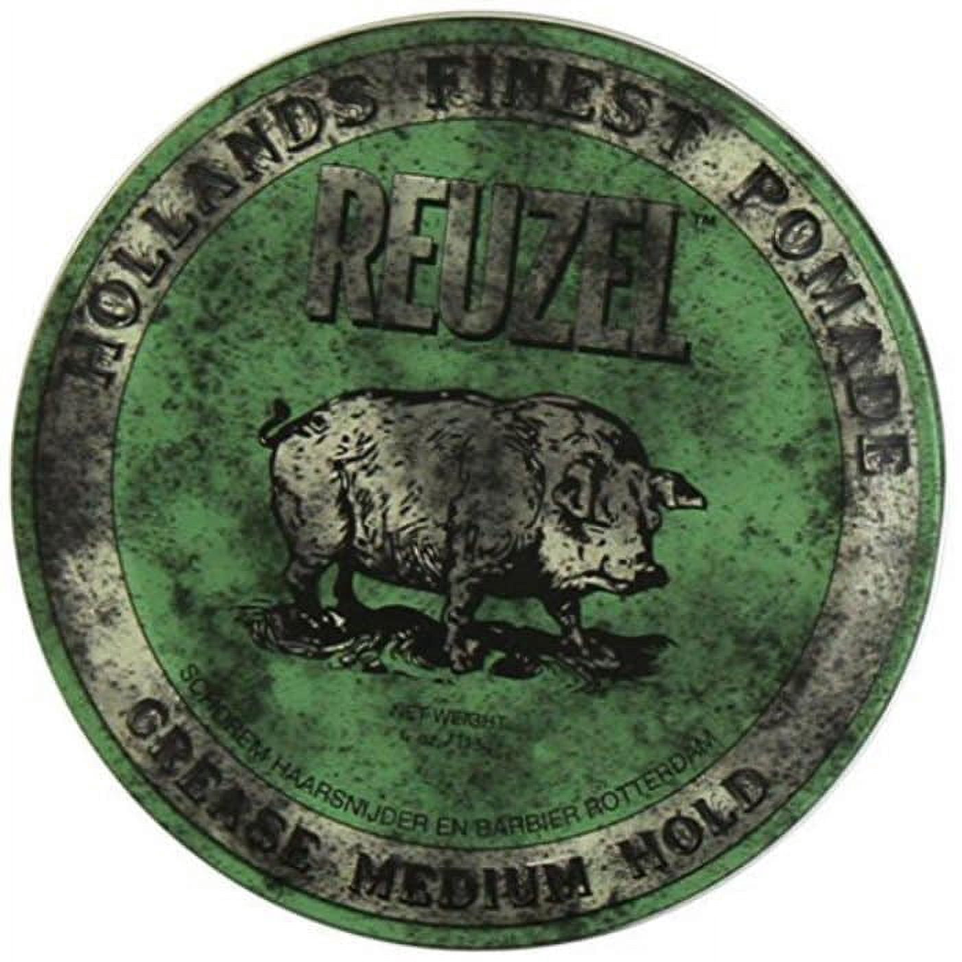 Reuzel Green Grease 4-ounce Medium Hold Pomade Hog