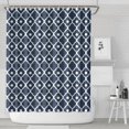 thumbnail image 2 of Waterproof Boho Style Vintage Shower Curtain 72x84 Inch Boho Style Polyester Unique Shower Curtain for Bathroom Hotel Home Decor with 12 Plastic Hooks, 2 of 5