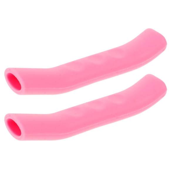 SWETRACE 1Pair Pink Silicone Bike Handlebar Grips Anti Skid Brake Lever Protector Covers
