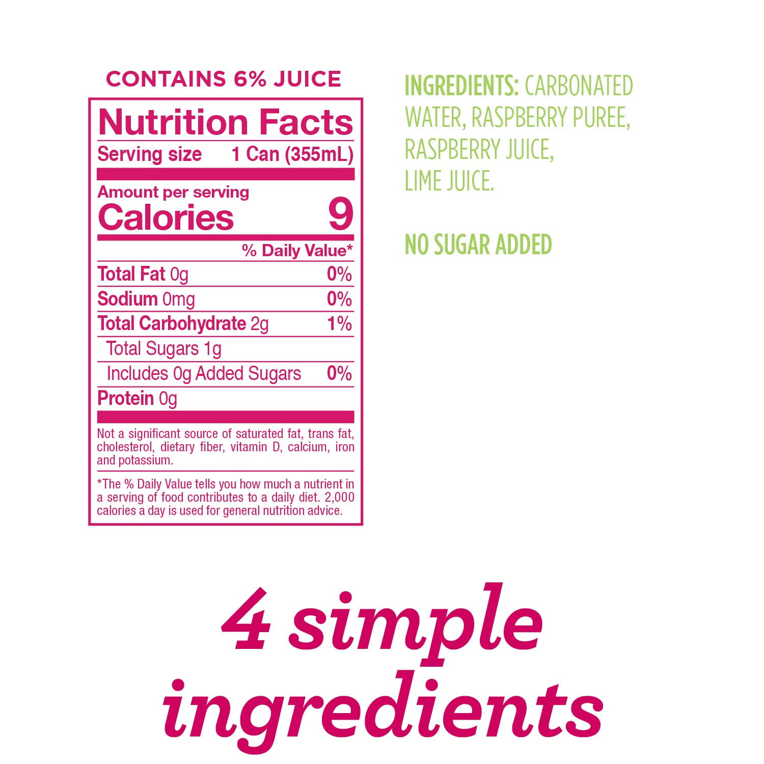 Spindrift Sparkling Water 4 Flavor Variety Pack, 12 Fl Oz, 20 Count
