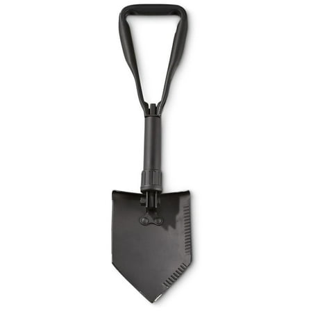 US Military Genuine Issued USGI Entrenching Tool Trifold Shovel Black