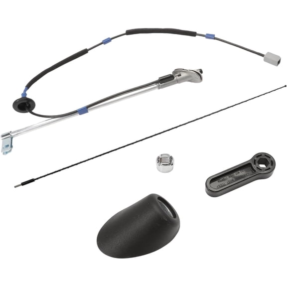 Manual Antenna Assembly Compatible with 2005-2015 Toyota Tacoma Replace Antenna Base 86300-04070 Antenna Cover 86392-04040 Antenna Nut 86396-04040