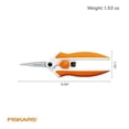 thumbnail image 4 of Fiskars FSK1069767 5 in. Micro Tip Scissor, Orange & White, 4 of 4