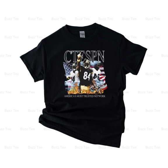 CTESPN America's Most Trusted Network Funny Parody Sports Unisex T-Shirt Y3255, Up to Size 5XL