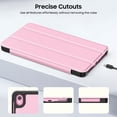 thumbnail image 3 of Fintie Slim Case for onn. 7" Core Tablet (2026 Model) - Lightweight Hard Back Shell Tablet Cover, Pink, 3 of 9