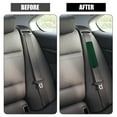 thumbnail image 3 of Unique Bargains 2 Pcs Car Seat Belt Protector Pads Shoulder Strap Seatbelt Soft Comfort Covers Universal Green, 3 of 7