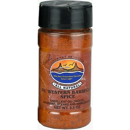 Carl's Gourmet All Natural Old Western Barbecue Spice and Meat Rubs 3.5