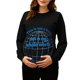 thumbnail image 2 of RKSTN Women's Maternity Sweatshirts Plus Size Crewneck Pregnancy Graphic Print Pullover Hoodless Sweatshirts Top Womens Casual Oversized Round Neck Loose Comfy Funny Printed Long Sleeve T Shirts, 2 of 7