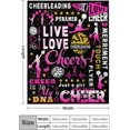 thumbnail image 2 of Cheerleader Throw Blanket Cheer Blanket Gifts for Girls Cheerleading Gift Ideas Cheer Coach Gift Soft Bed Blanket for Home Decor 60×50, 2 of 6