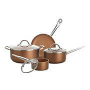 Culinary Edge Cookware Set, 7 PC, COPPER